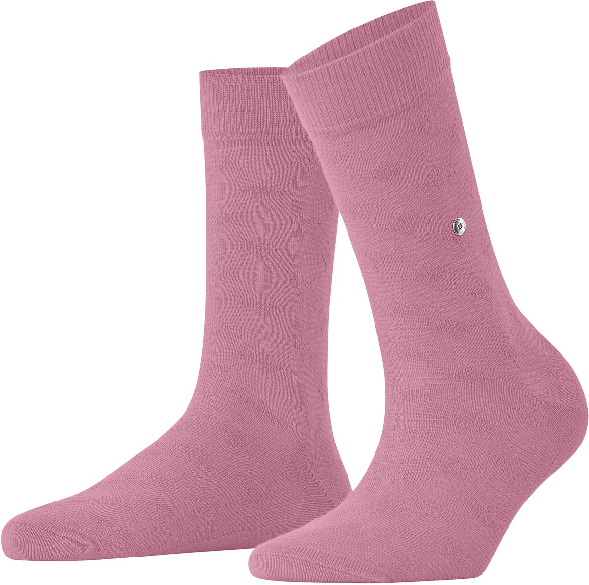 Burlington Structured Dot gedessineerd katoen sokken dames roze - maat 36-41