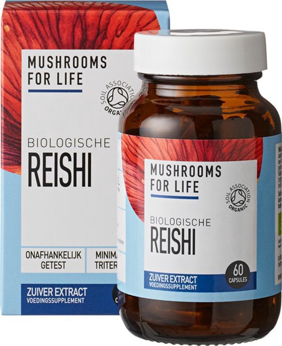 Mushrooms for Life Reishi bio 60 Capsules