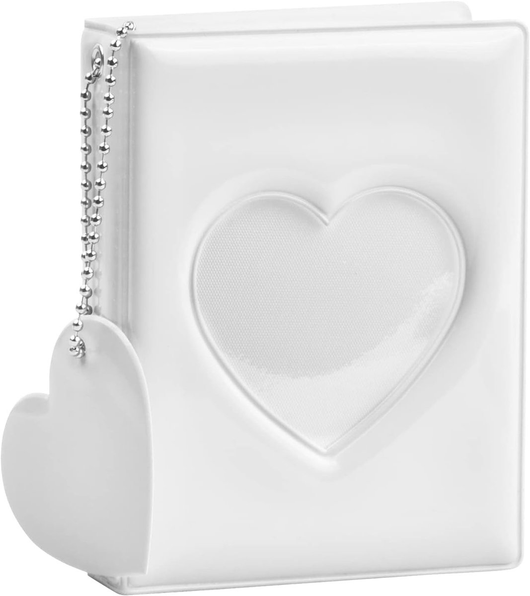 Mini Fotoalbum voor Instax Mini - 32 Compartimenten, Kpop Creditcardhouder, Geschikt voor Fujifilm Instant Camera, 3 inch (Wit) - Perfect voor Herinneringen en Foto's
