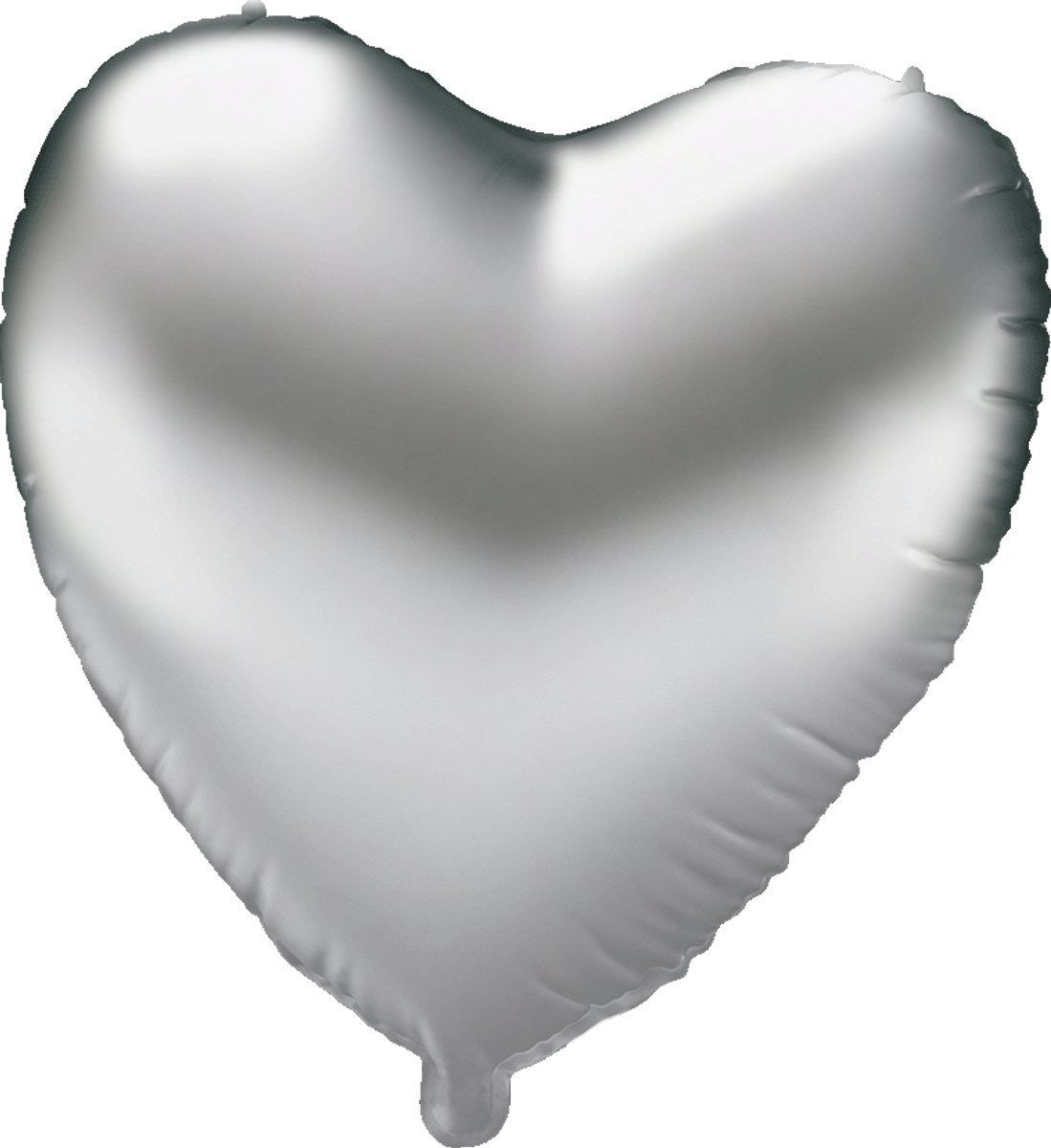 Foil balloon - Heart silver