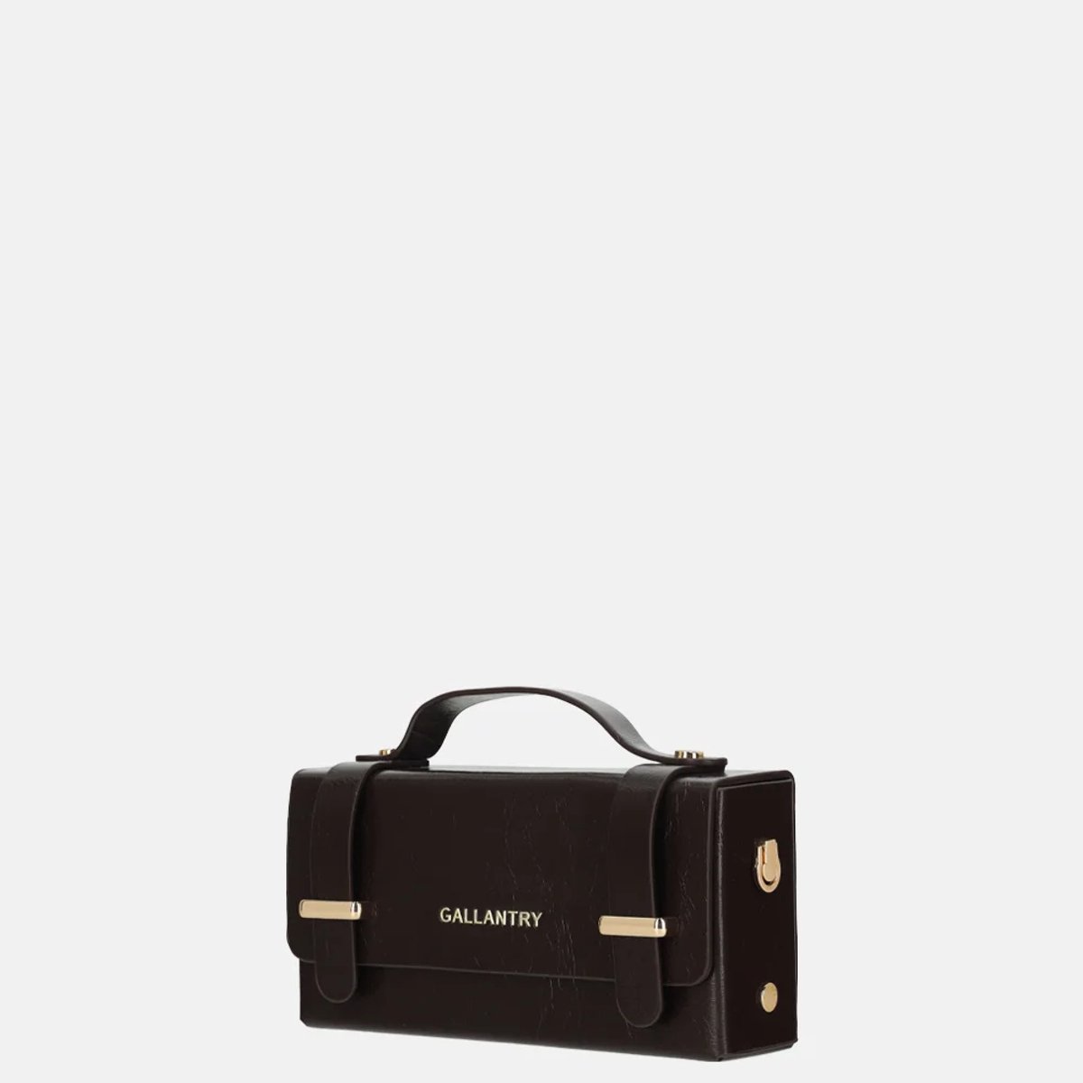 Firenze crossbody tas lak coffee