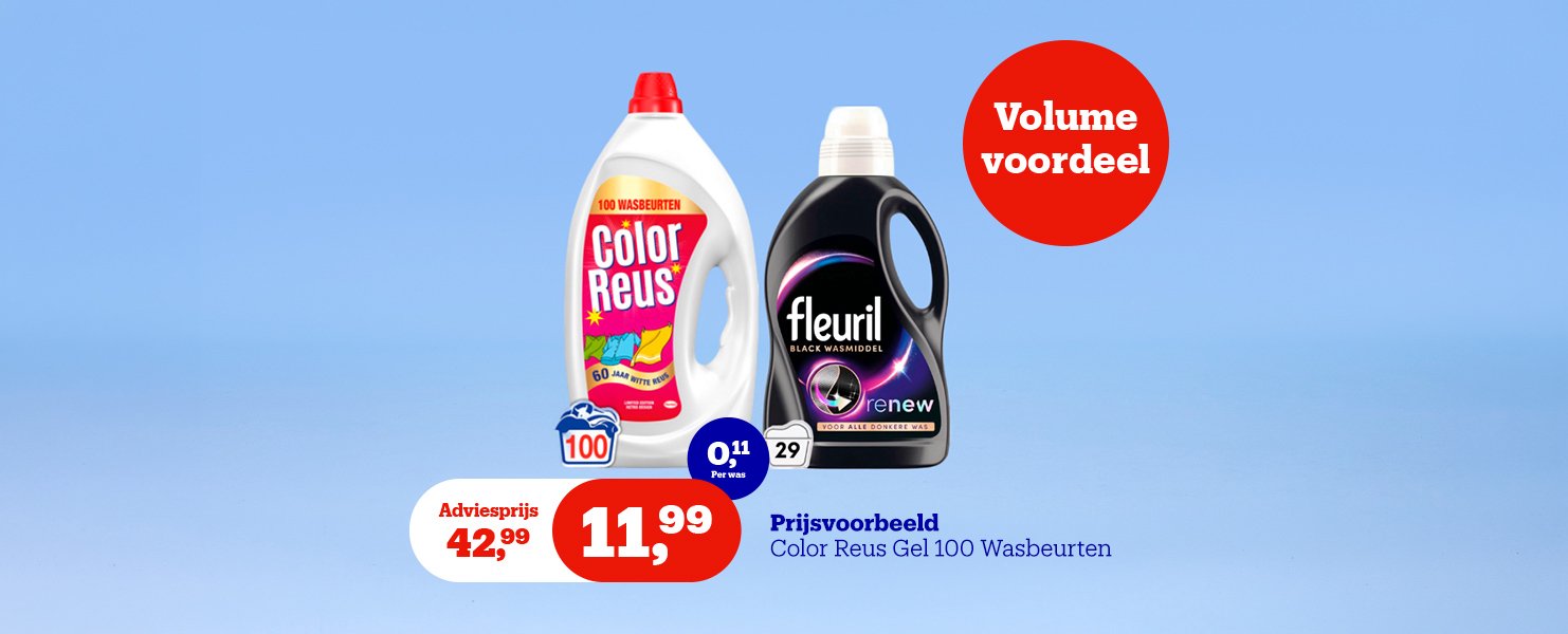 Color Reus 100 wasbeurten Color Reus 100 wasbeurten