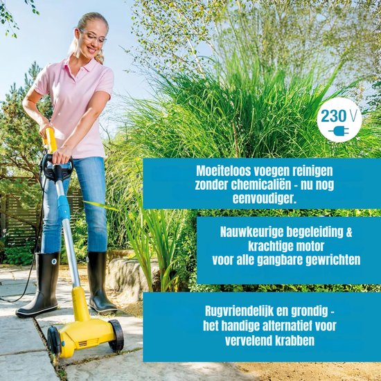 Ploutus® Onkruidborstel Electrisch - Professionele Onkruidborstel - Bosmaaier Opzetstuk- 118cm x 24cm x 14cm — afbeelding 2
