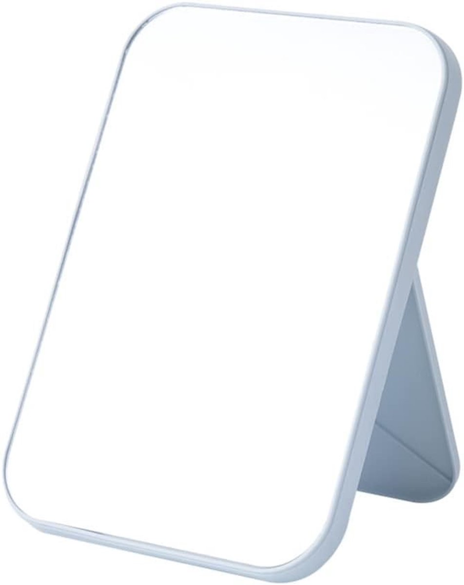 Tafelmodel Make-up Spiegel - HD Glas - Opvouwbare Beugel - Handvrij Gebruik - Voor Thuis en Reizen