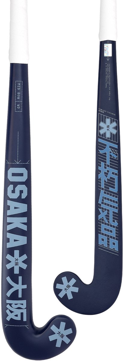 Osaka Mid Bow WD Junior Hockeystick Navy Peony