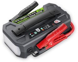 Lokithor Jumpstarter J5000 PRO - 12V 5000A LiFePO4 - Powerbank 100W - Auto & Diesel tot 12L - LED Zaklamp