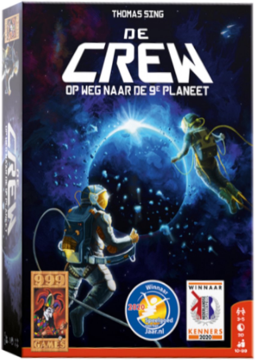 Bol.com 999 Games - De Crew - Kaartspel - Werk samen en win - 50 verschillende missies - Met variant voor 2-spelers - Gezelschap... aanbieding