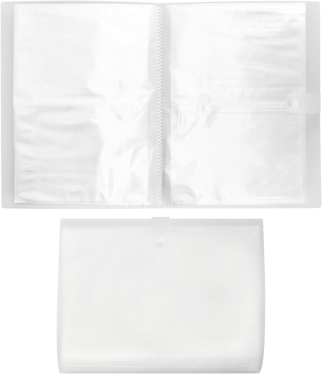 7 Inch Fotoalbum voor 200 Foto's, Postkaart Albums, Fotoboek en Fotokaart Binder met Ruimte voor Herinneringen