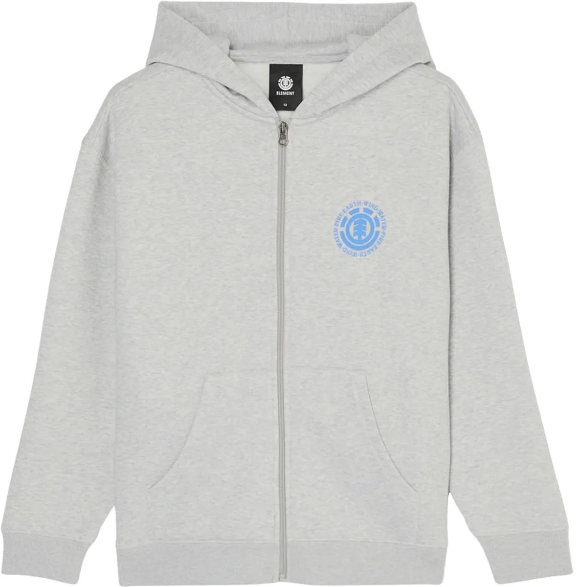Element Seal Sweatshirt Met Rits 10 Years Jongen Grijs