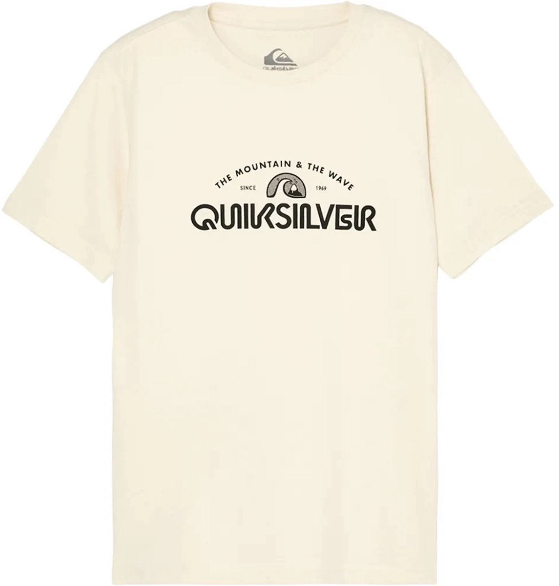 Quiksilver Evo Vista Logo T-shirt Met Korte Mouwen 8 Years Jongen Wit