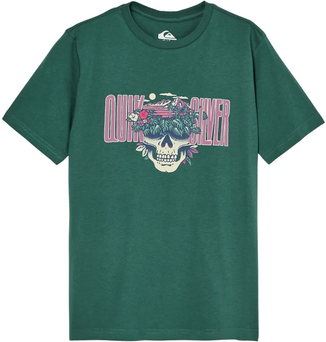 Quiksilver Paradise Point T-shirt Met Korte Mouwen 14 Years Jongen Forest