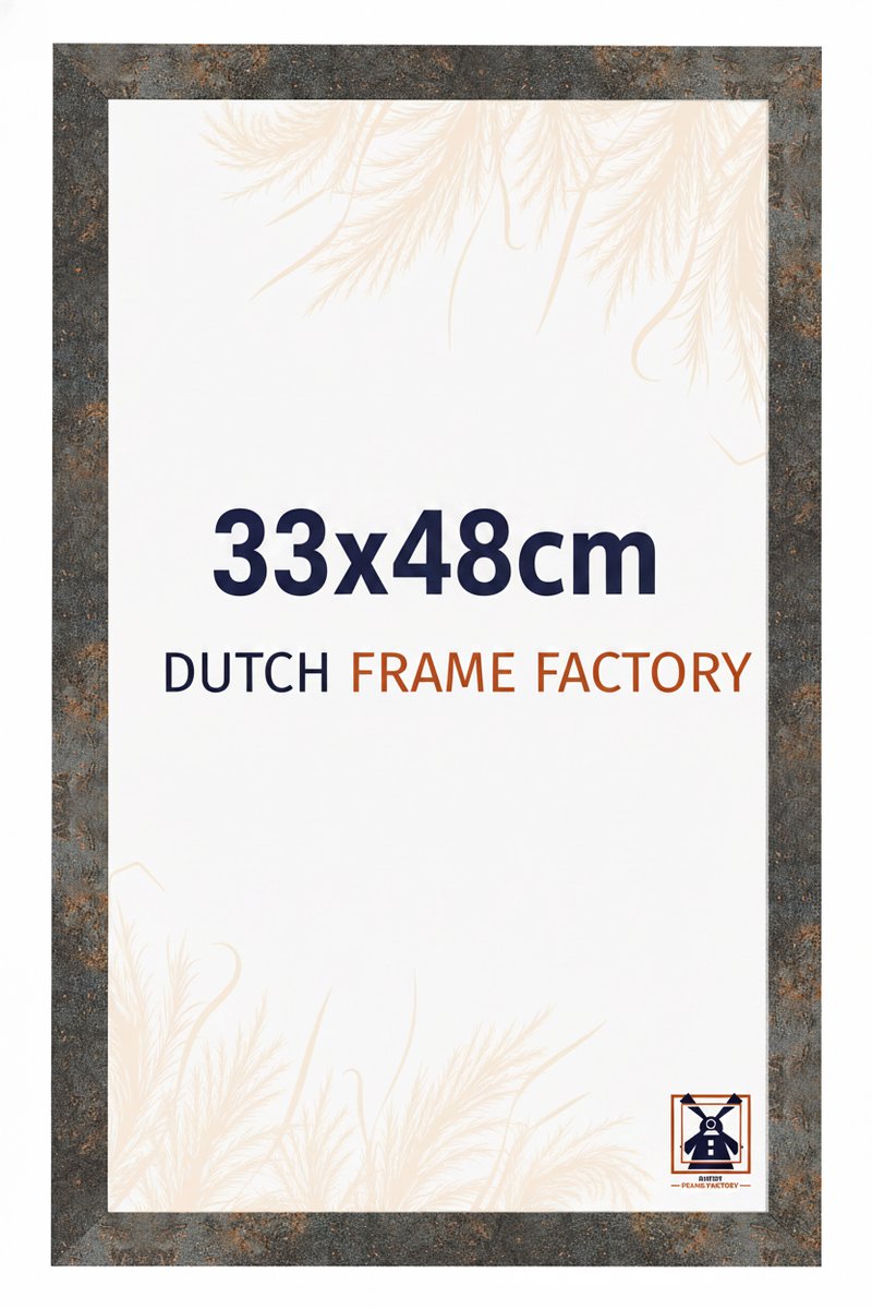 Dutch Frame Factory Fotolijst 33x48 cm - MDF - Geoxideerd Metaal - Benno