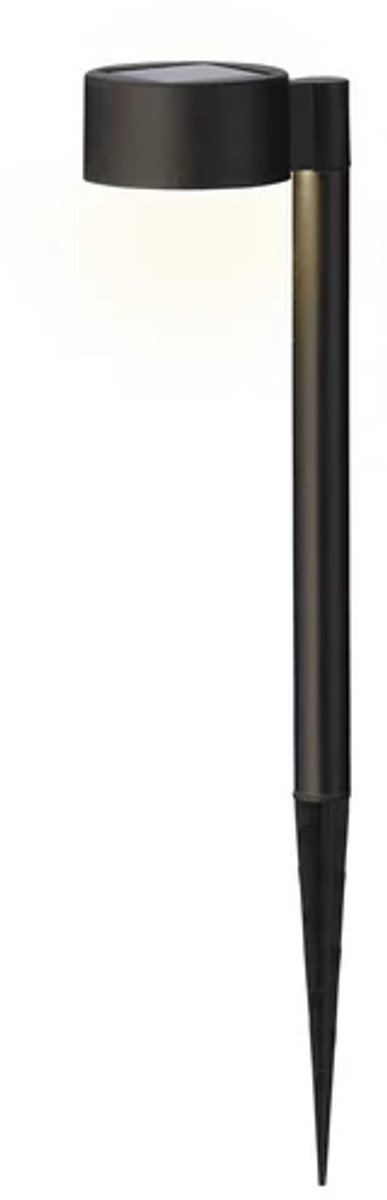 Solar stake light plastic steady