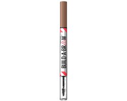 Maybelline - Build-a-Brow - Wenkbrauwpotlood/-gel - voor elk type wenkbrauw - creëert natuurlijke, vollere wenkbrauwen in slechts 2 stappen - Soft Brown
