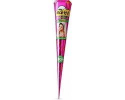 Sarthi - 1 Stuks Henna Tattoo - Tijdelijke Tattoo - Festival Tattoos - Mehndi - Nep Tattoo Huid Tijdelijke Tattoo Volwassenen - Zomerfeest Tattoos - Festival Tattoo - Nep Tattoo - Henna Tattoo Inkt Pasta 1 Cones 1 Tubes 25 Gram/Tube - Natuurlijke