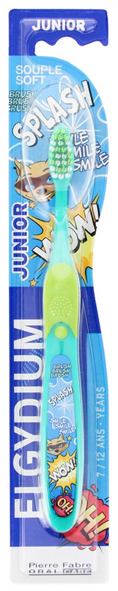Elgydium Junior Tandenborstel IJstijd 7/12 Jaar (Kleur : Groen)