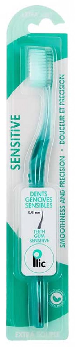 Plic Dental Sensitive Extra-Zachte Tandenborstel (Kleur : Groen)