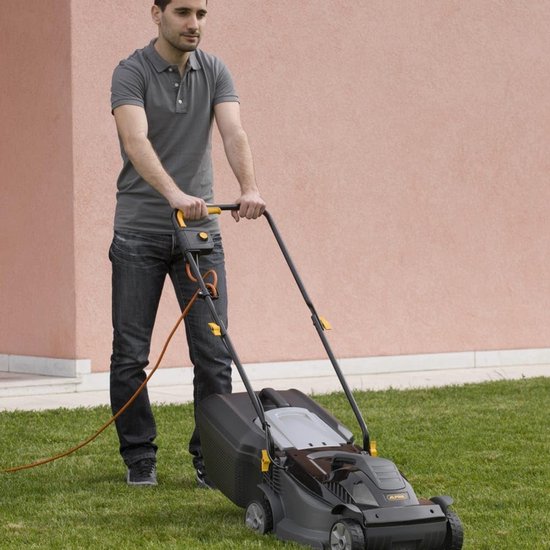 Elektrische Grasmaaier - Loopmaaier Duwmaaier - Gazon Onderhouden - Lichtgewicht Compact - 32 cm Maaibreedte - Meerkleurig — afbeelding 2