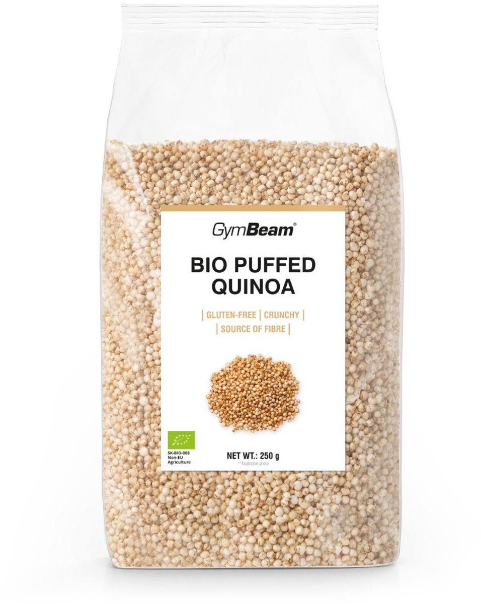 GymBeam BIO Puffed Quinoa 250 g