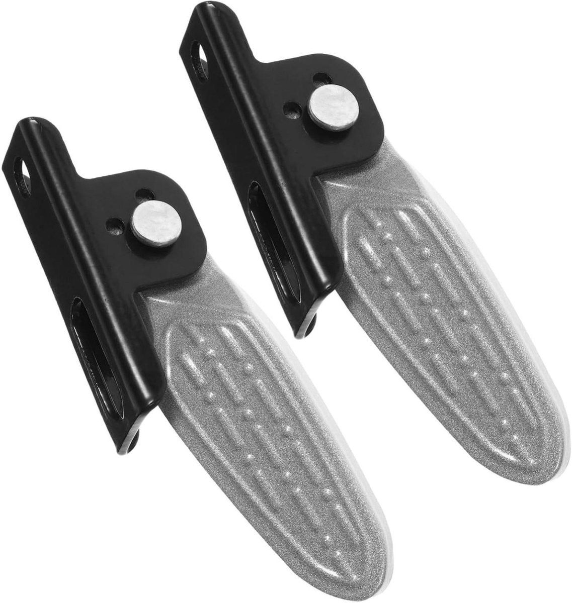 Fiets Achterpedalen - Opvouwbare Pedalen - Extra Zitplaats Creëren - Sterk Aluminium Ontwerp - 14 cm Lengte - Zilver