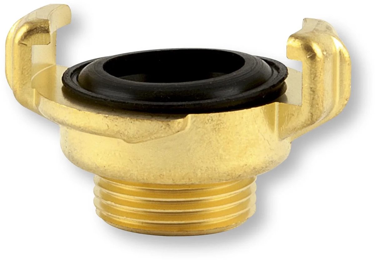 Messing snelkoppeling 1 1/4 inch met buitendraad