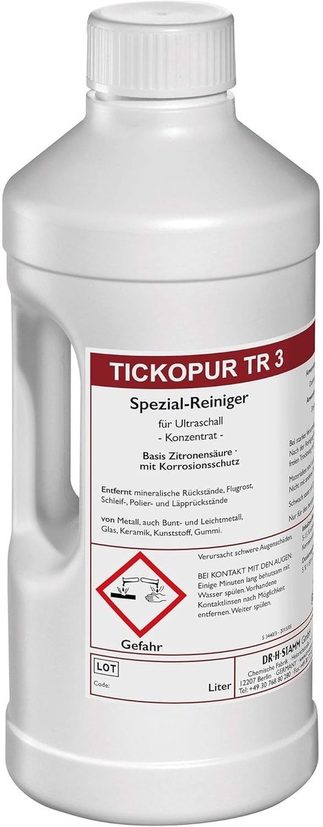 Reinigingsconcentraat - Citroenzuur - Ultrasone Reiniging - Fosfaatvrij - 2 Liter