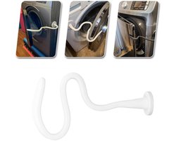 Deurstopper voor wasmachine met voorlader - Magnetische - Met 6.6cm magneetvoet - Verstelbaar en Flexibel - Verwijderbare - Deurhouder Wasmachine - Wasmachine Deurstopper - Houdt de deur van de wasmachine open om geurtjes te voorkomen - Wit