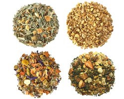 Theeselectie Gemberthee - Proefpakket Losse Kruidenthee - 4 x 25 gram