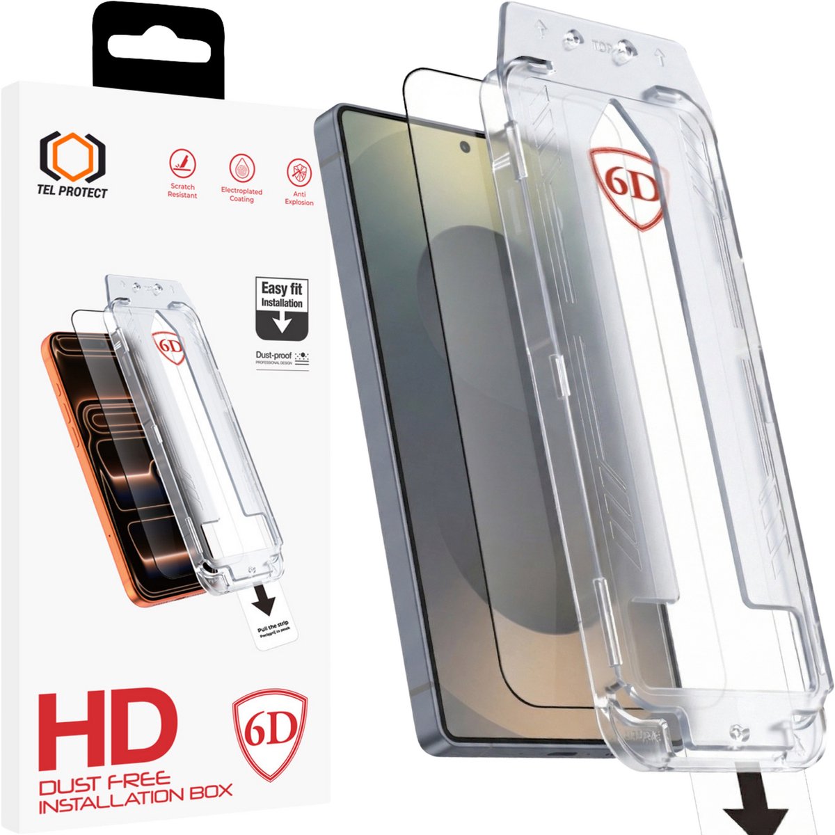 Screenprotector met Installatie Kit - Galaxy S25