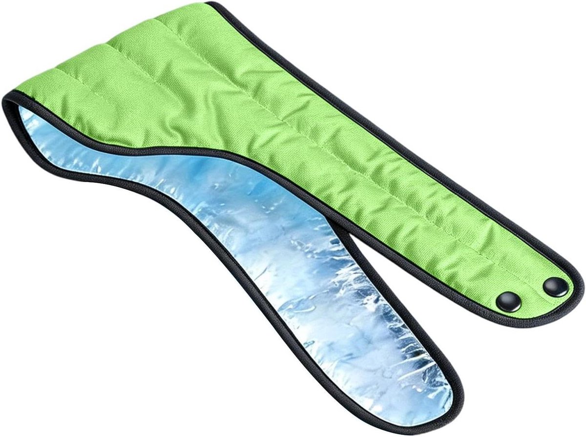Nekkoelwraps - Verkoelende Sjaal - Hitte Bestrijden - Herbruikbaar - 60x14cm - Blauw