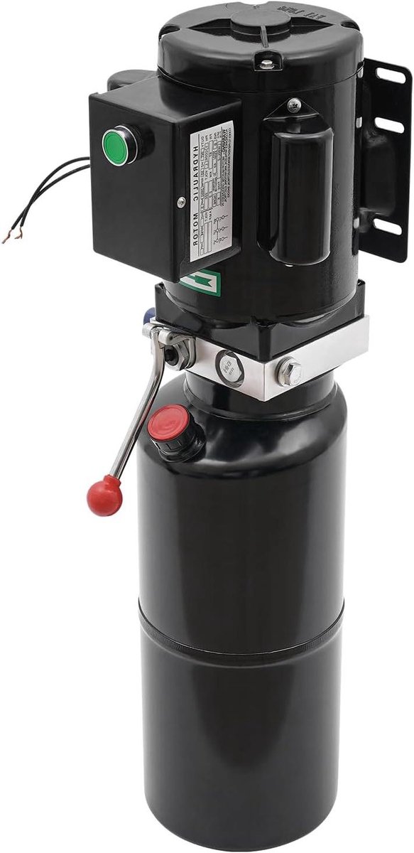 Hydraulische Aggregaat - Hydraulische Pomp Unit - Hefbruggen Aandrijven - Krachtige 2.2kW Motor - 10L Tank - Zwart