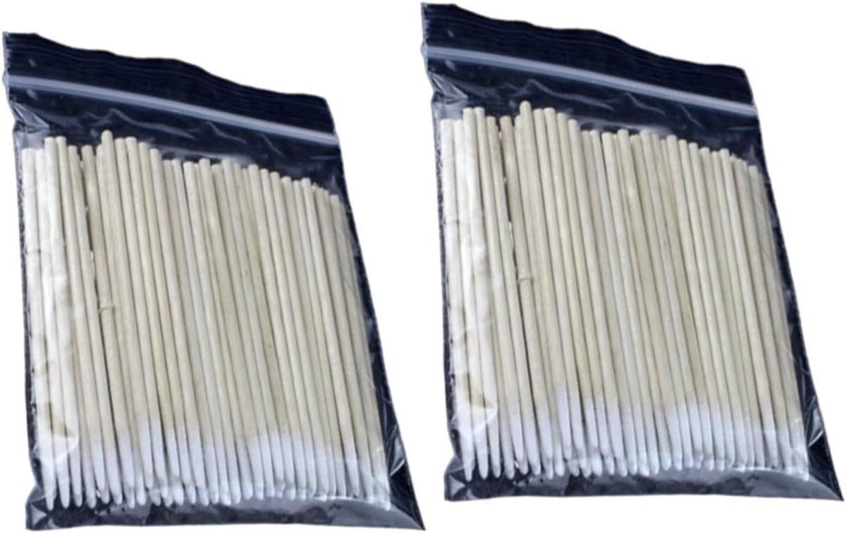 Houten Wattenstaafjes - Katoen Applicators - Persoonlijke Verzorging - Stevige Houten Steel - 10 cm - Niet gespecificeerd