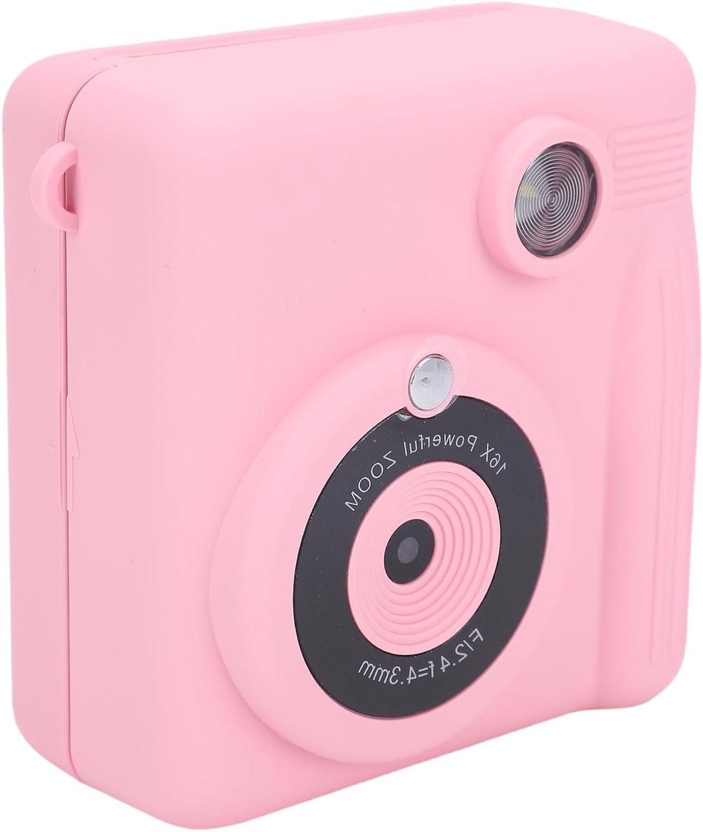 Instant Print Camera - Kinder Camera Printen - Creatieve Fotografie - Dubbele Lens 1080p HD