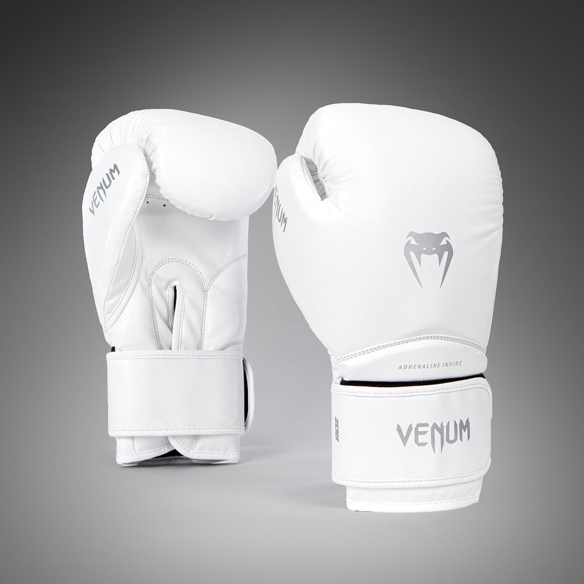 Venum Contender 1.5 Kids Bokshandschoenen – Wit/Zilver | Kinder Bokshandschoenen voor Boksen, Kickboksen & Muay Thai - 8 OZ