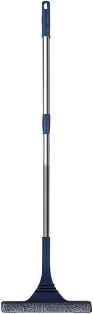Raamwisser Telescoopsteel - Glaswisser Rakel - Ramen Reinigen - Sterke Ontsmetting - 170 cm - Blauw