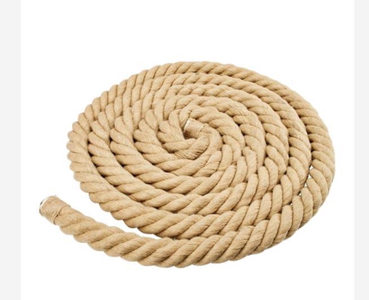Jute Touw - Hennep Koord - Tuinieren en Decoratie - Biologisch Afbreekbaar - 20mm - Bruin