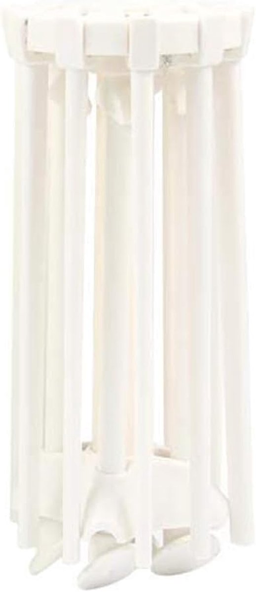 Pastadroogrek - Pastadroger - Verse Pasta Maken - Opvouwbaar - 40x40x28 cm - Wit — afbeelding 5
