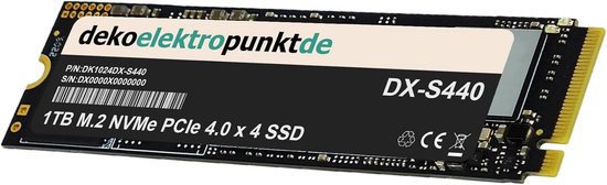 SSD Harde Schijf - Interne Opslag - Systeem Upgrade - Gen4 PCIe x4 - 1TB - Zwart — afbeelding 4