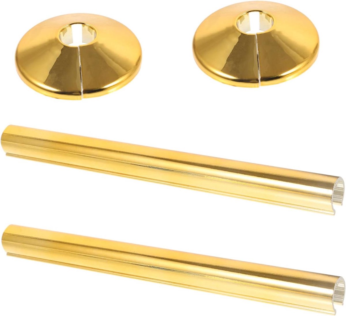 Radiator Afdekking - Sierkraag - Verwarming Verfraaien - Universeel Compatibel - 19.8 cm - Goud