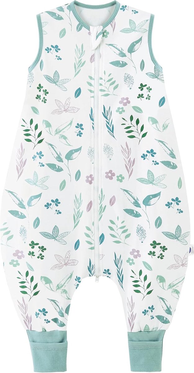 Babyzomerslaapzak met voeten, 0,5 Tog, kleine kinderslaapzak met