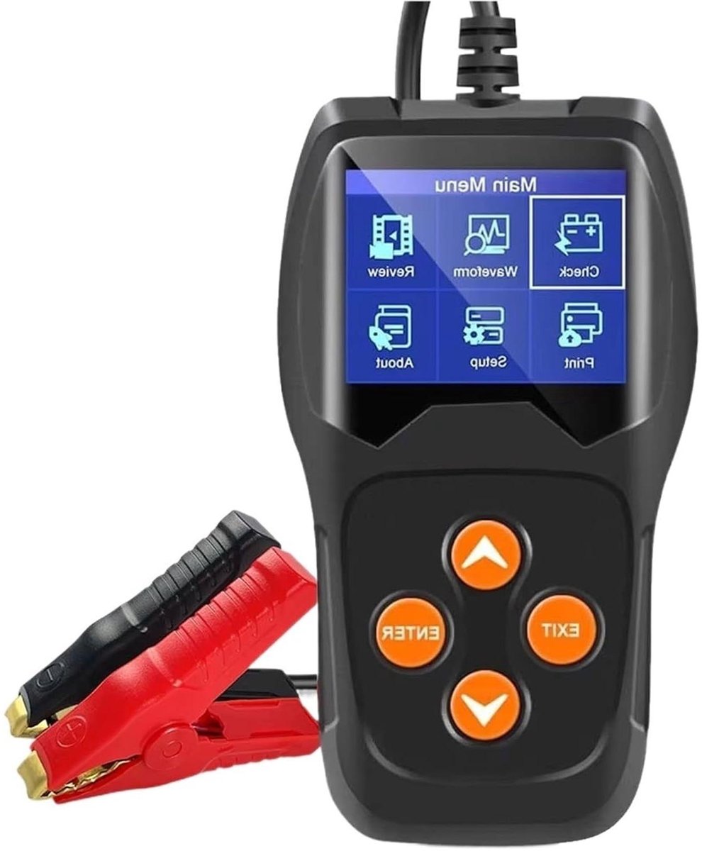 Auto Accutester - Batterij Tester - Accu Diagnose - Kleuren TFT LCD - 100-2000 CCA - One Color