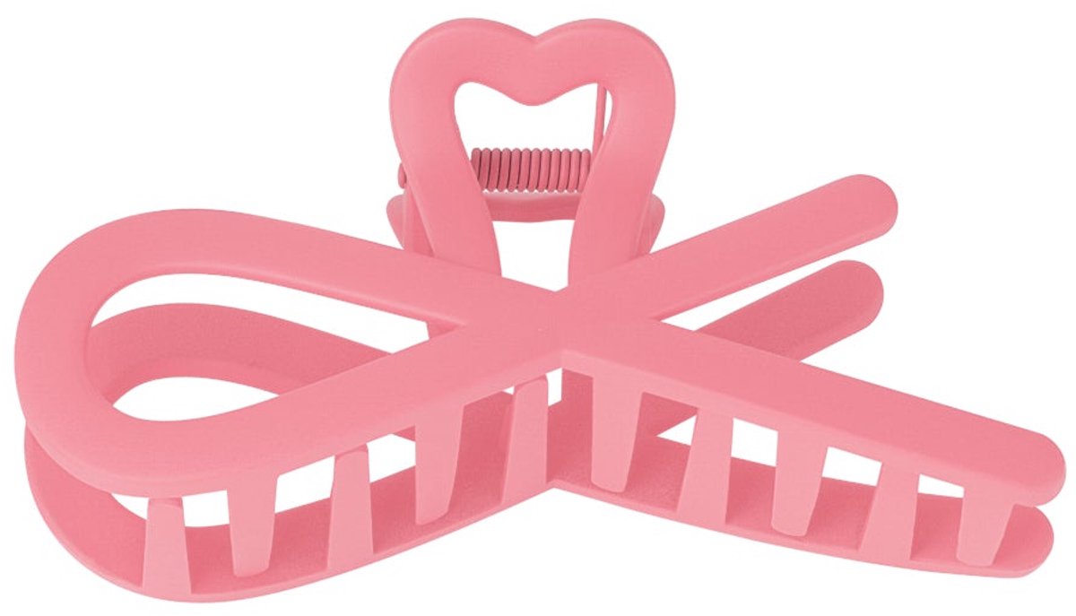 Gimme classic bow knot hair clip - all fit, daily elegance - fuchsia