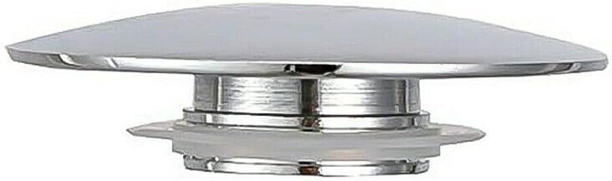 66mm Wastafel Plug, Gootsteen Afvoer Plug Stopper Drukknop Chrome