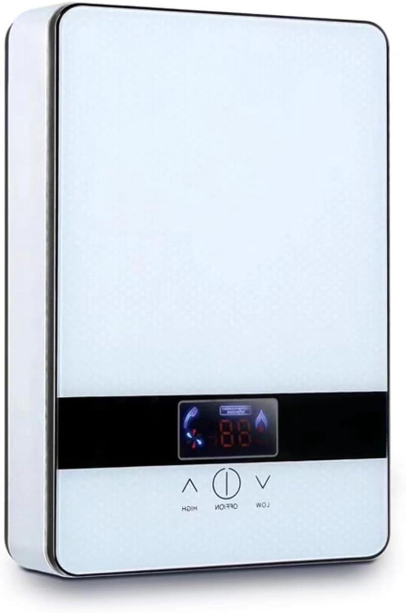 Elektrische Doorstroomverwarmer - Directe Boiler - Badkamer Verwarmen - Snelle Warmte - 6500W - Wit