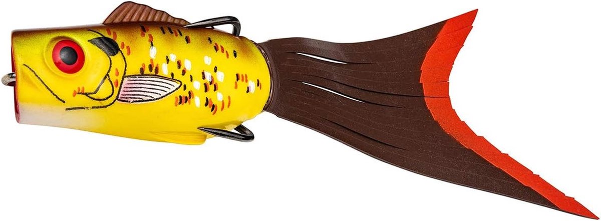 Kunstaas - Vislokker Topwater aas - Vissen - Levendige actie - 127 cm - Baars