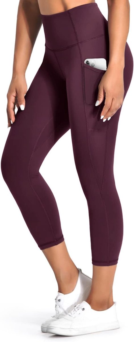 Capri Dameslegging, 3/4 hoge taille, elastisch, ondoorzichtig