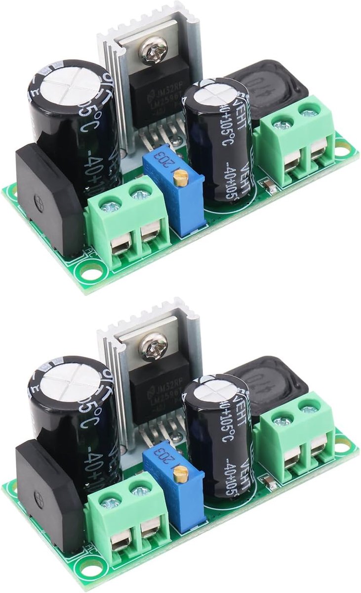 AC DC naar DC Step-Down omvormer AC 5-30V DC 5-48V naar DC 3.3-33V voedingsmodule instelbare uitgangsspanning neerwaartse module 2 stuks