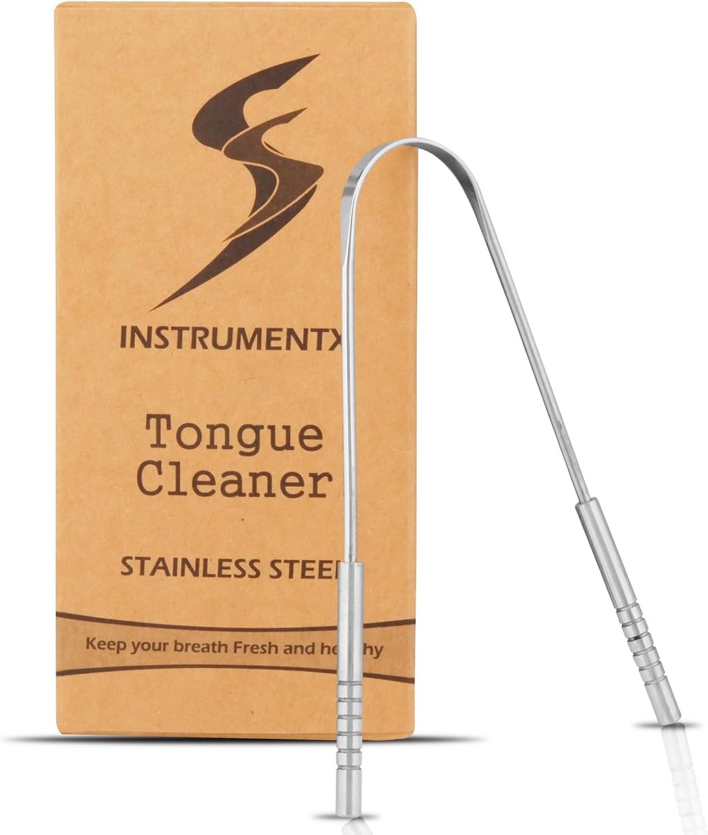 Tongue scraper U-vorm - RVS - Hygiënisch - Herstelt smaakgevoel - ShopVlot