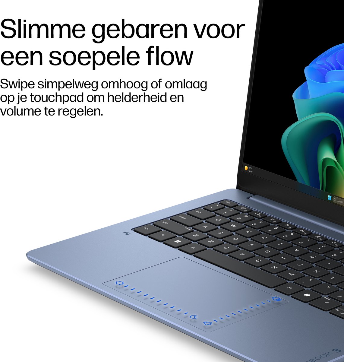 HP OmniBook 3 14-hz0716ndx - Copilot+ Laptop - 14 inch - 16GB/512GB - 2K OLED thumbnail 5