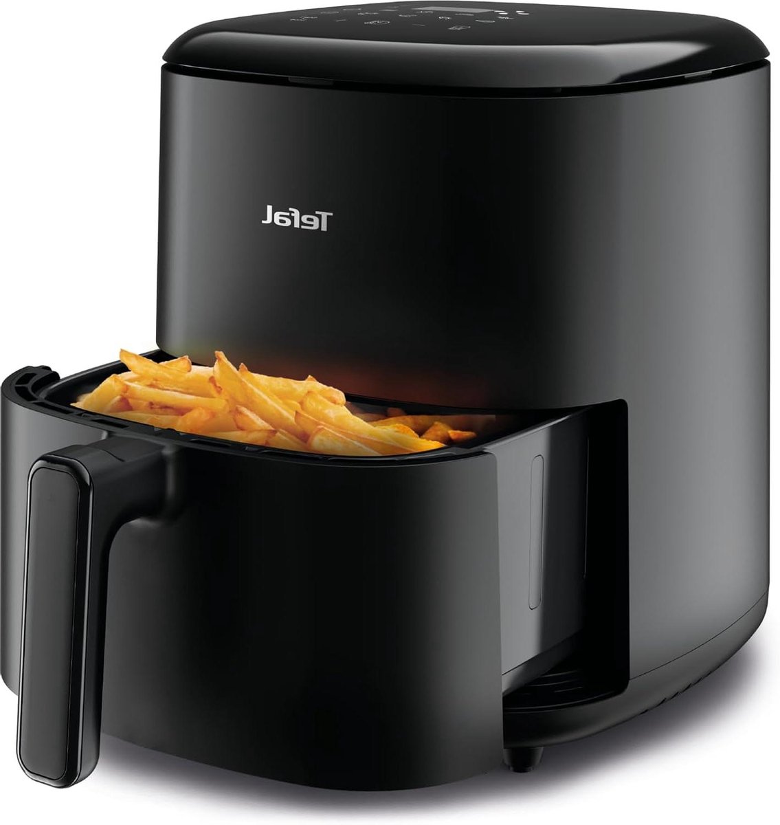 Heteluchtfriteuse - Airfryer - Gezond Koken - 10 Programma's - 5 Liter - Zwart